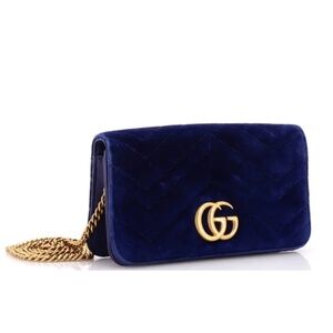 Gucci - Blue Velvet Crossbody